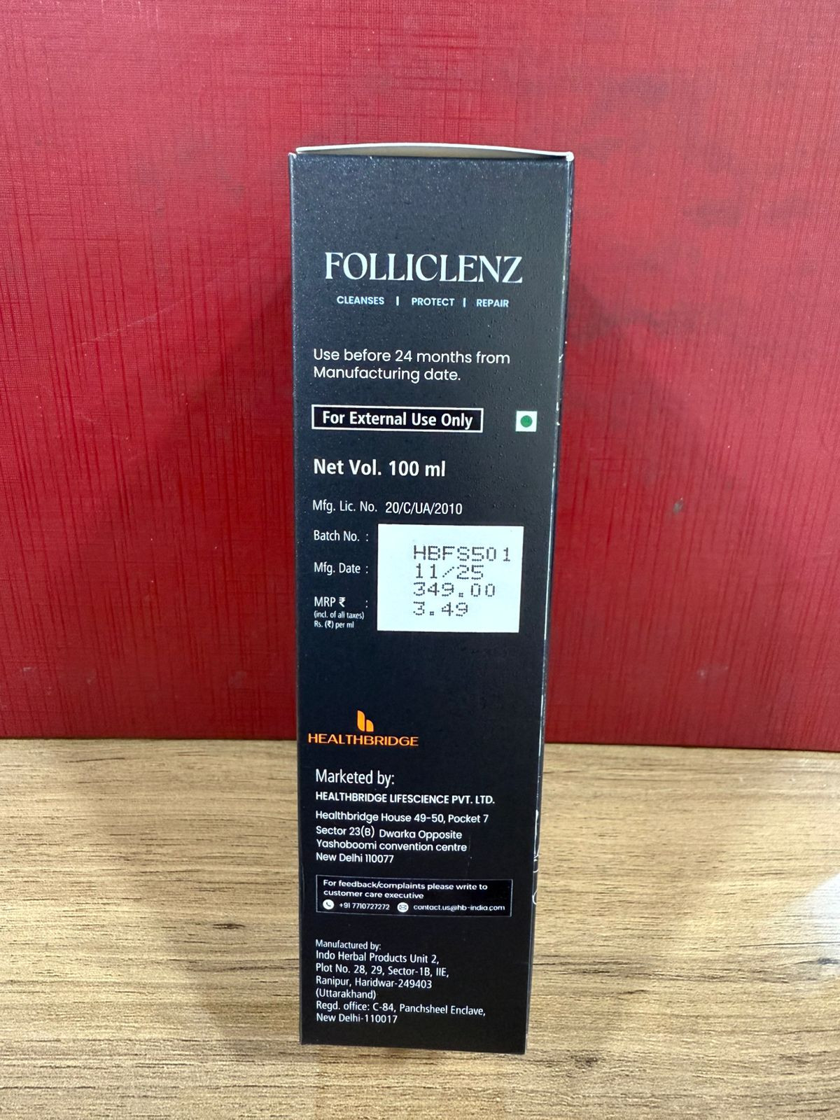 Folliclenz Shampoo 100 ml