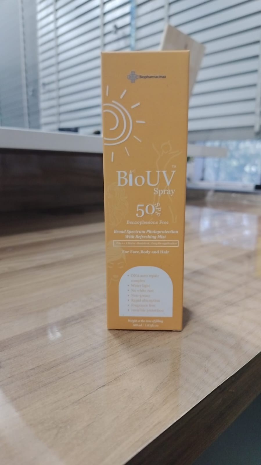 Bio UV 50 Sunscreen spray 50gm