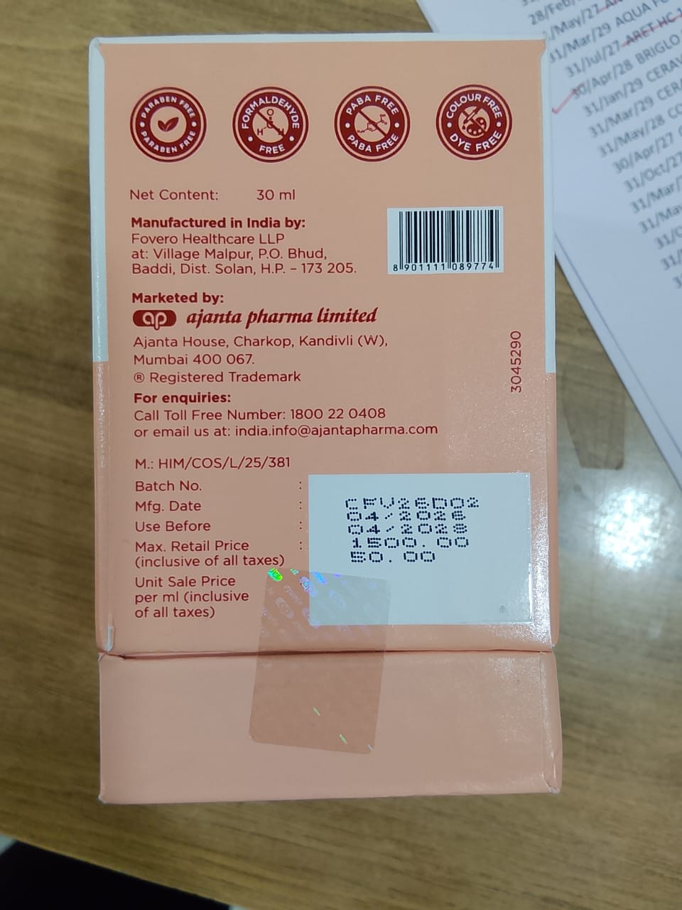 Briglo Liposomal Depigmenting Face Serum 30 ml