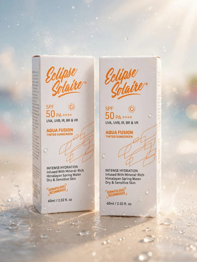 Image of Aqua Fusion tinted sunscreen spf 50+++