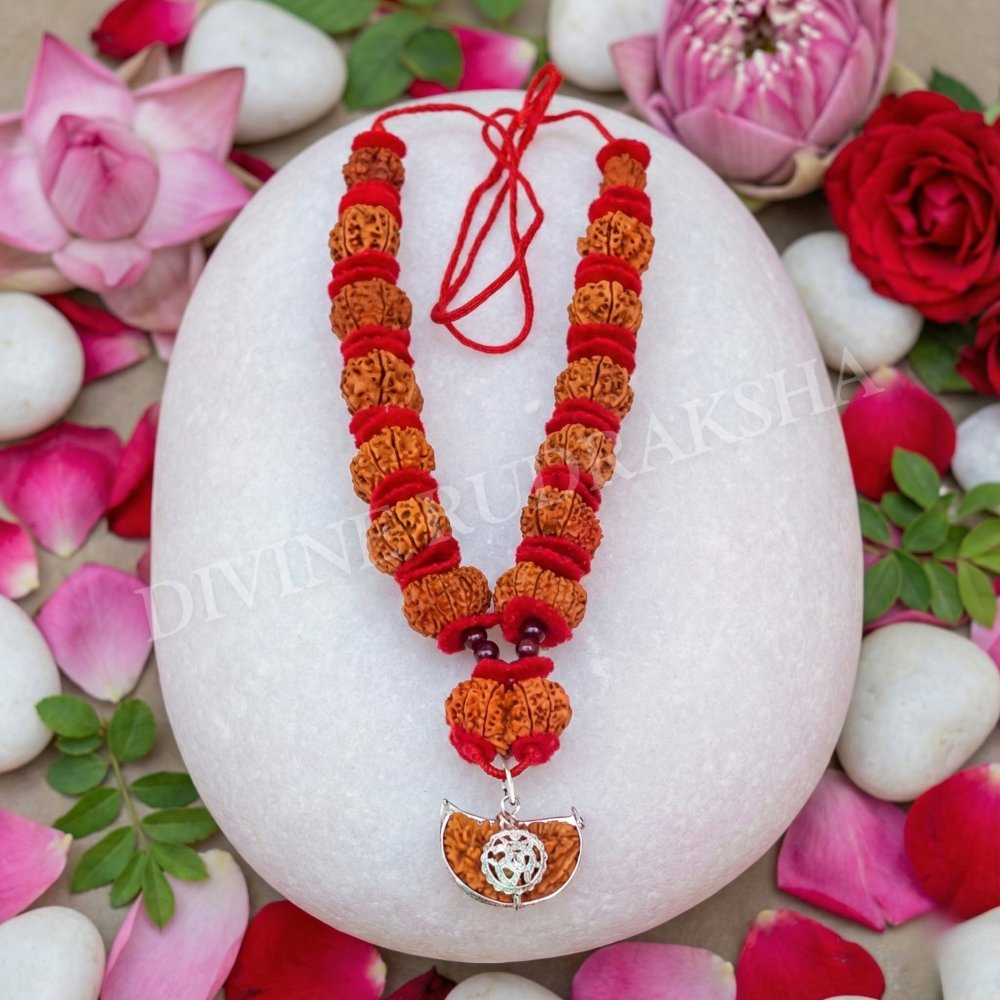 1-14 Mukhi Shiva Shakti Mala in thread - Nepalese