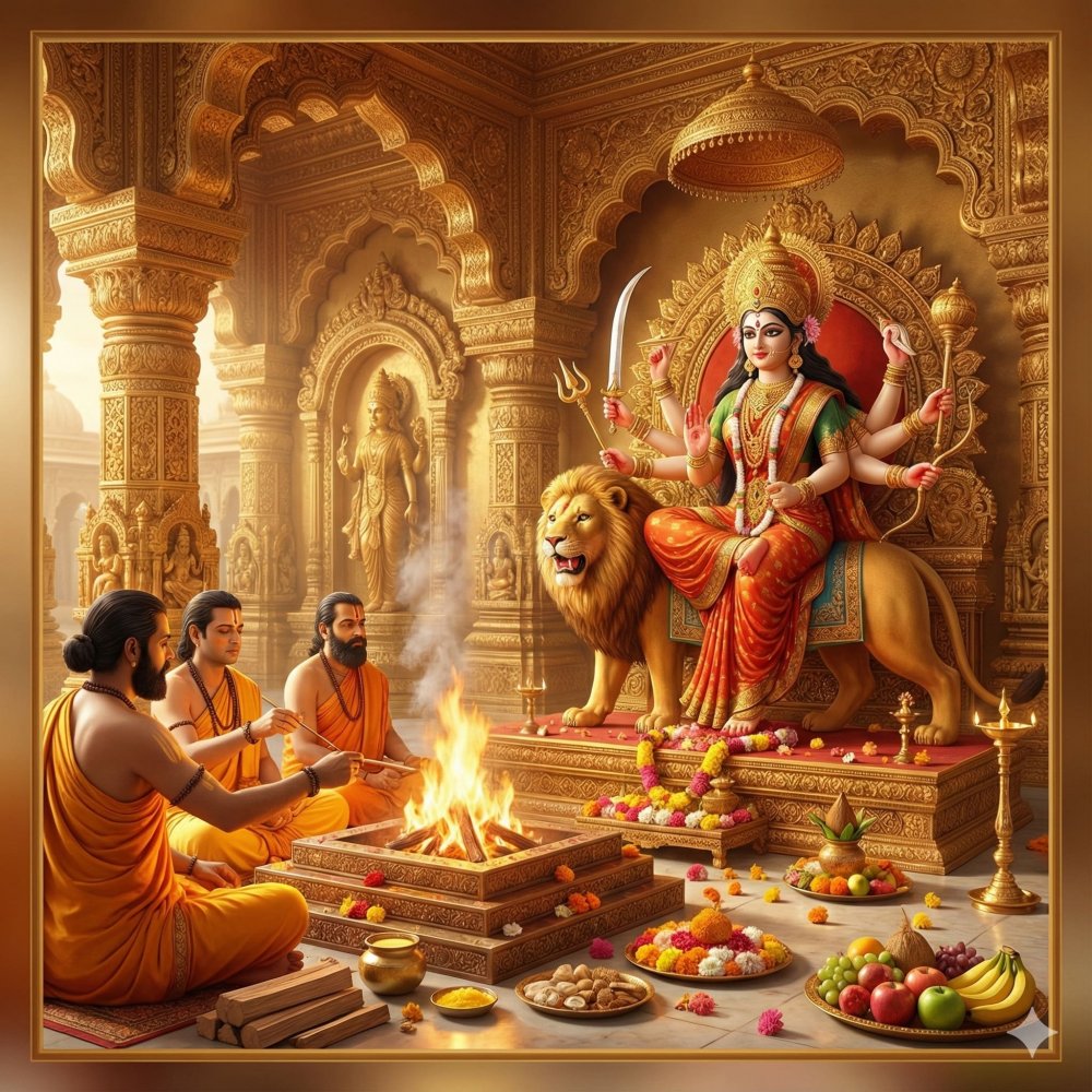 Ashaadh Gupta Navratri Puja