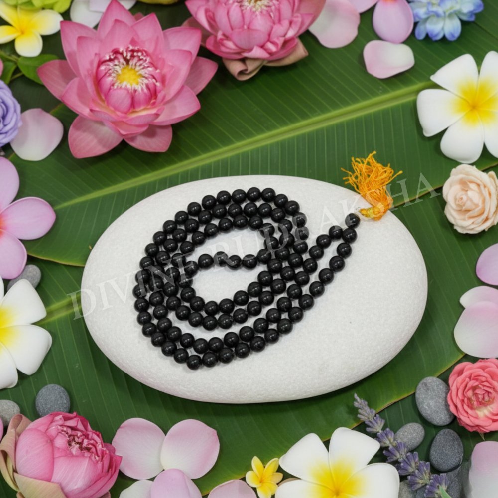 Black Agate Mala