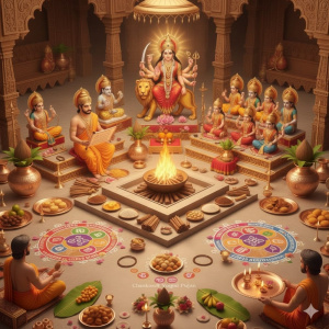 Chandi Kavach Path and Puja