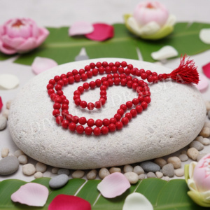 Coral Stone Mala