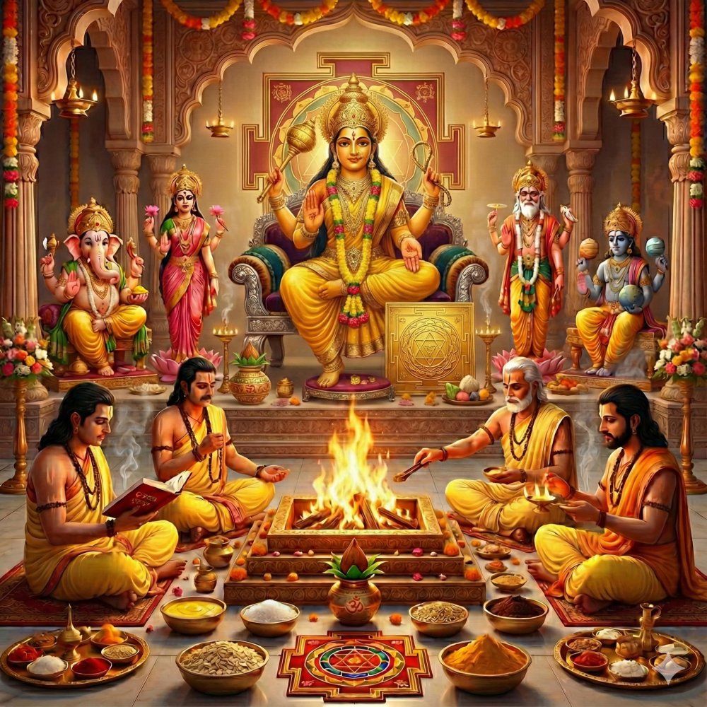 Devi Baglamukhi Puja