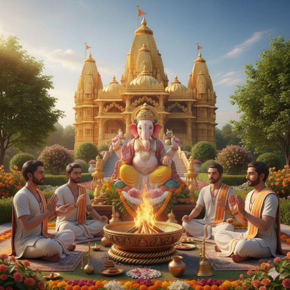 Ganesh Atharvashirsha Path and Puja