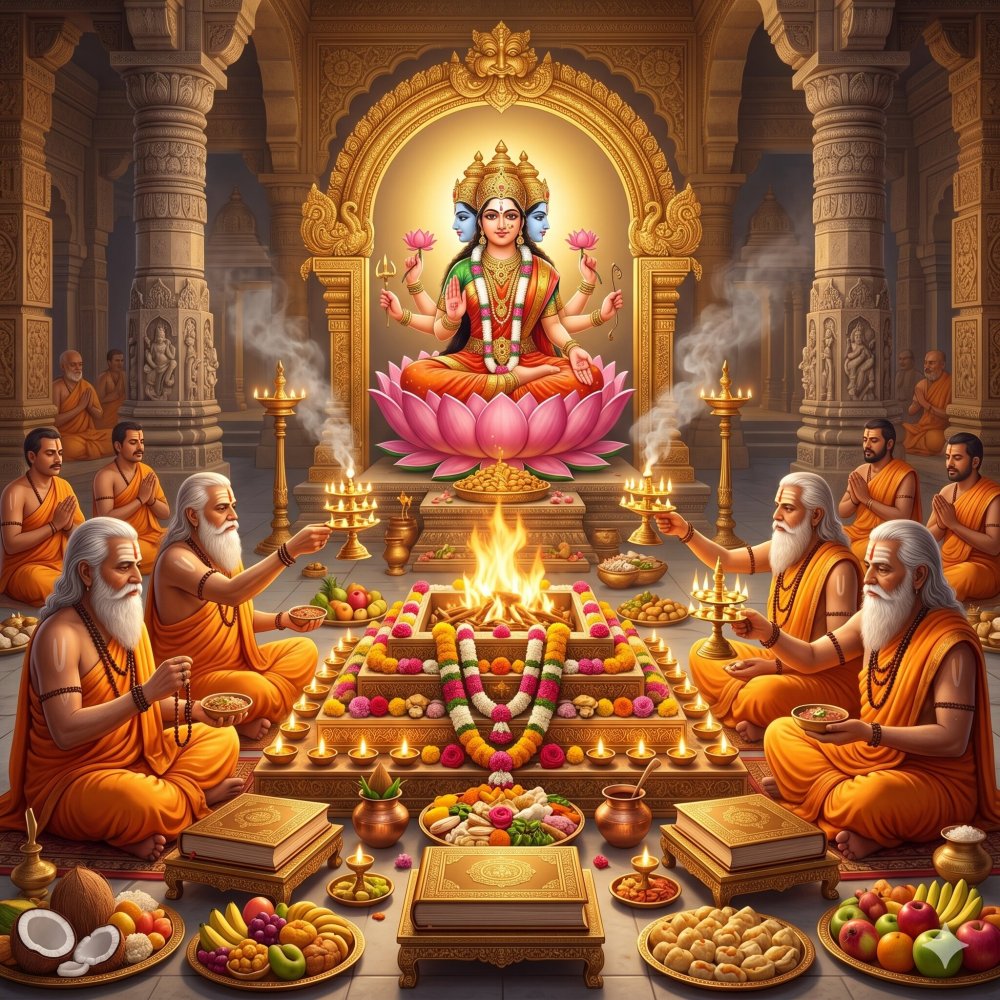 Gayatri Chalisa Path and Puja