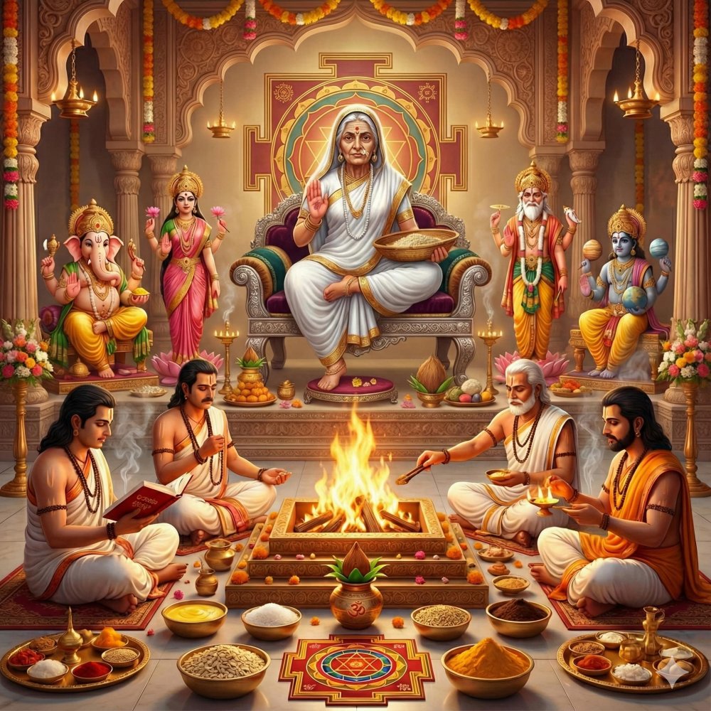 Goddess Dhoomavati Puja