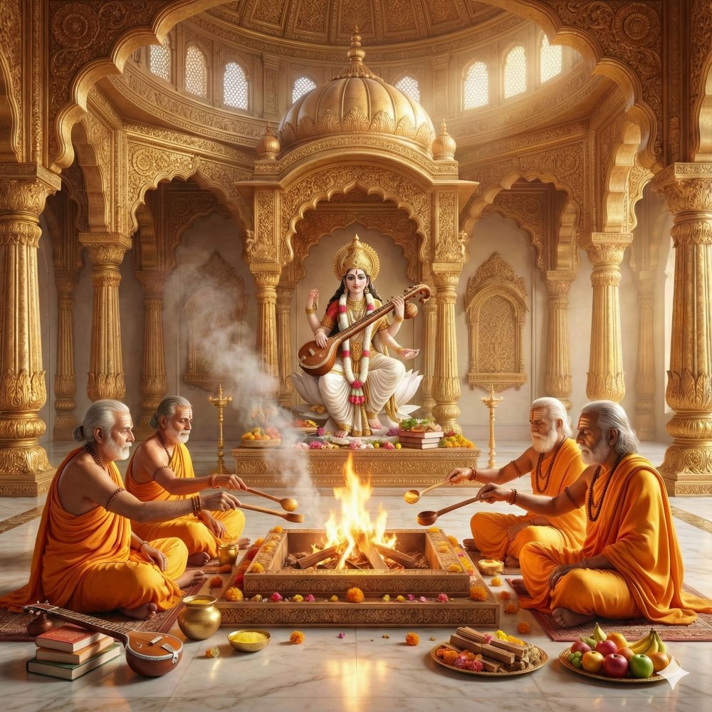 Goddess Saraswati Puja