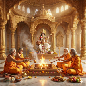 Goddess Saraswati Puja