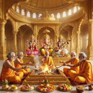 Lakshmi Ganesh Saraswati Puja