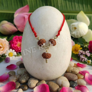 Lakshmi Kuber Rudraksha Pendant