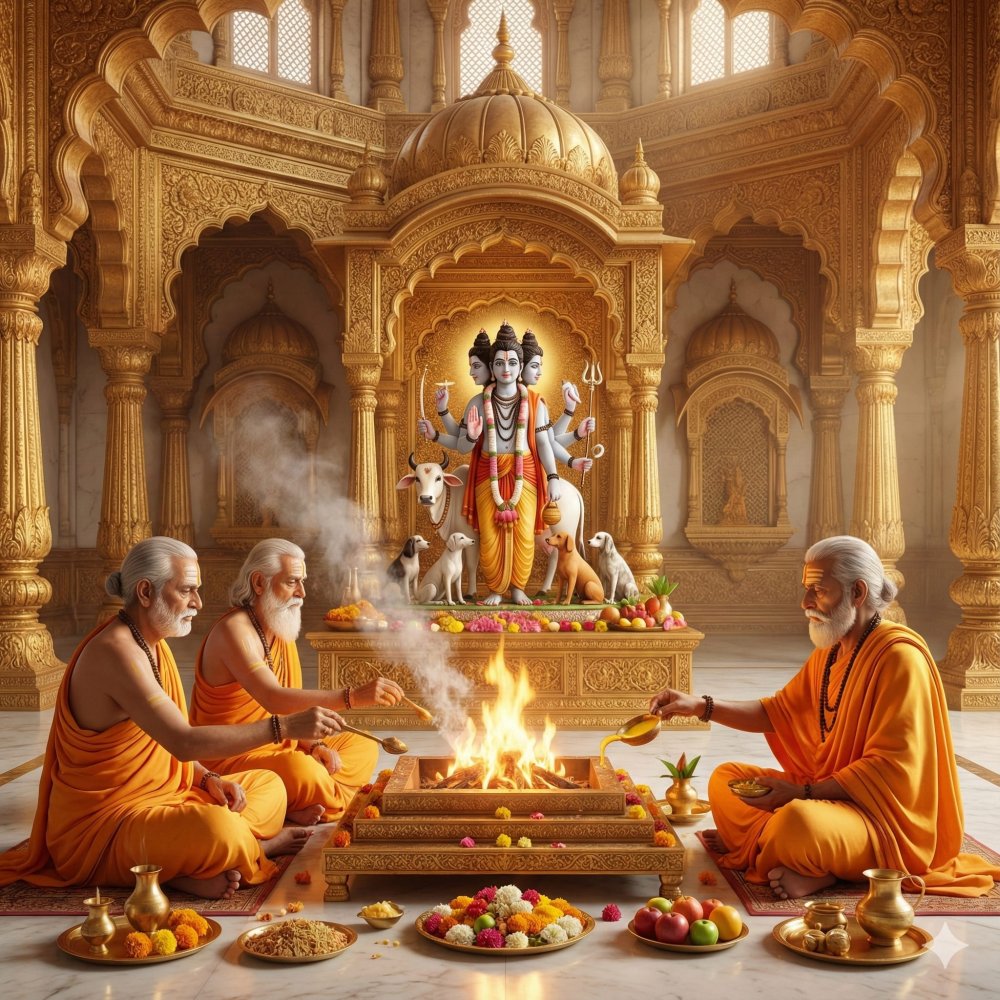 Lord Dattatreya Puja