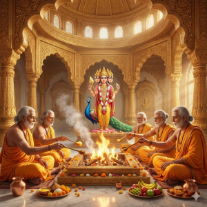 Lord Kartikeya Puja Homa