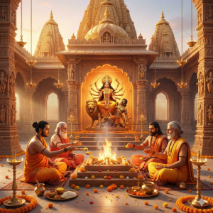 Mahishasura Mardini Stotra and Puja