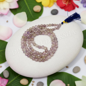 Purple Agate Mala