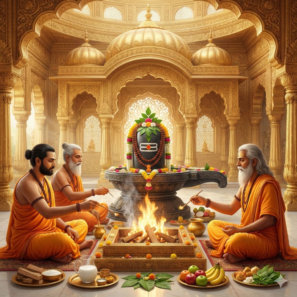Purushottam Maas Shravan Somvar Puja