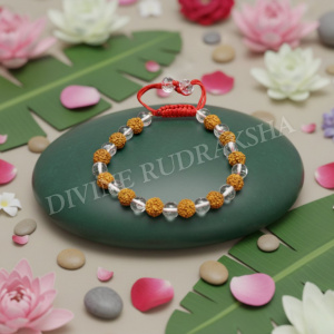 Rudraksha Crystal Bracelet