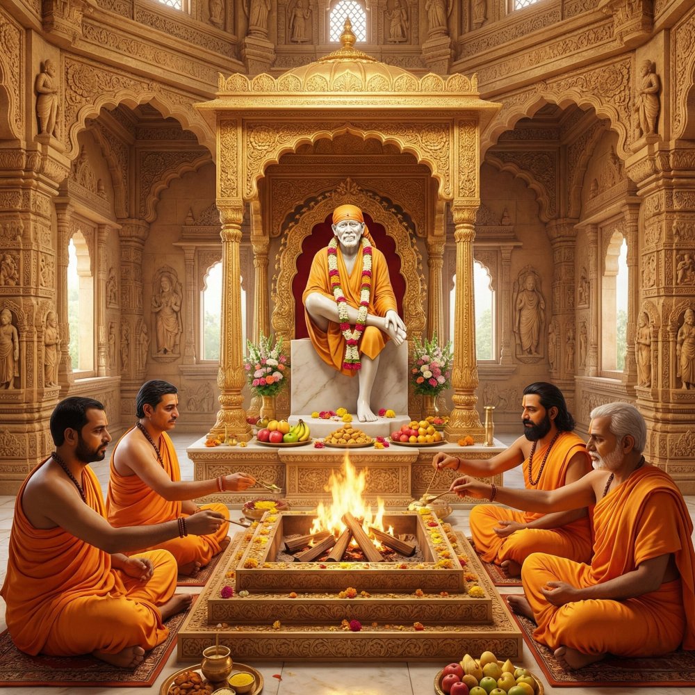 Shirdi Sai Baba Chalisha Path and Puja