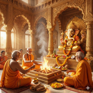 Sankat Nashak Ganesh Strotra Path and Puja