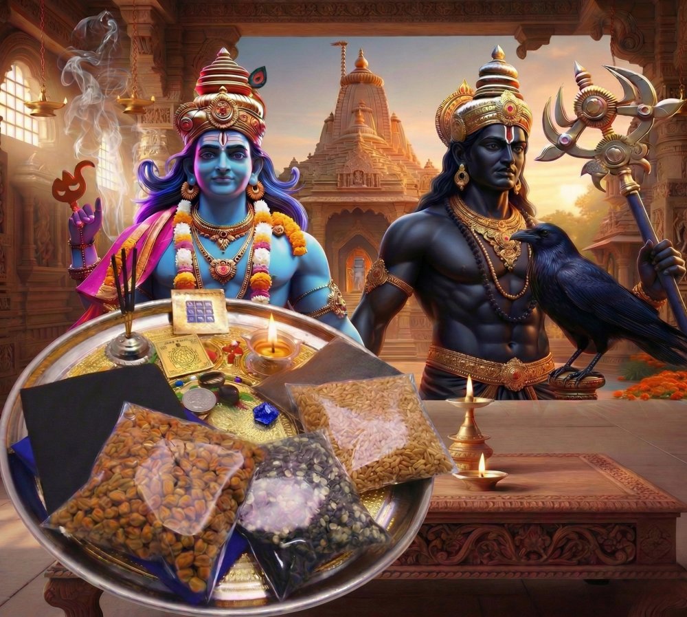 Grah Shanti Pack for Shani Rahu Shrapit Dosh