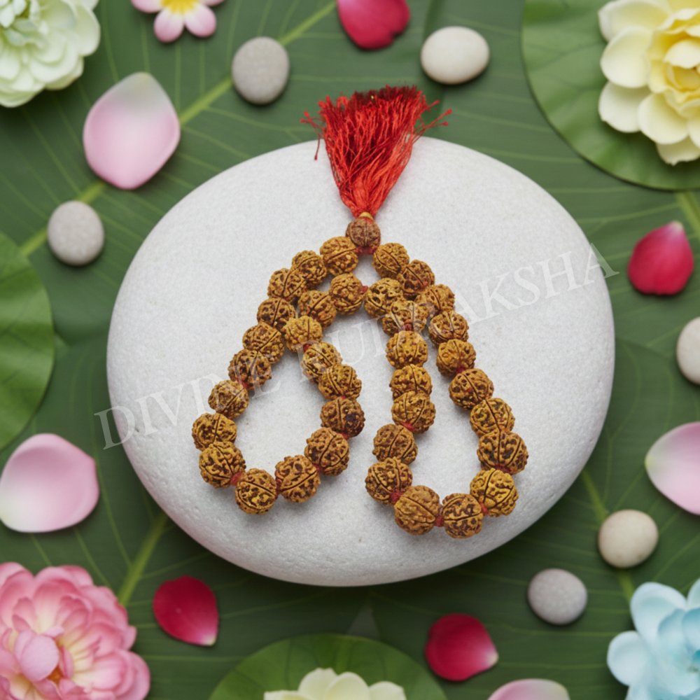 Six (6) Mukhi Rudraksha Mala - Nepalese