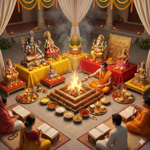 Solah Somvar Vrat Katha &amp; Yagna