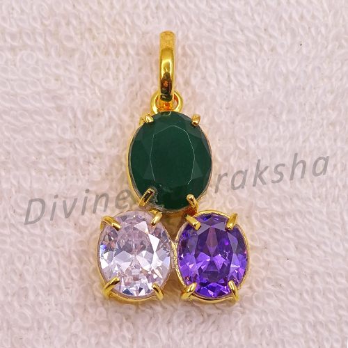 Gems pendant for zodiac sign Capricorn,Gems pendant for Makar Rashi