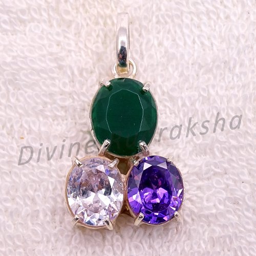 Gems Pendant for zodiac sign Taurus, Gems Pendant for Vrishabh