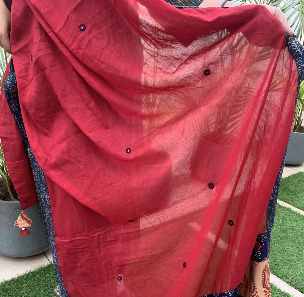Image of Cotton Mul Dupatta