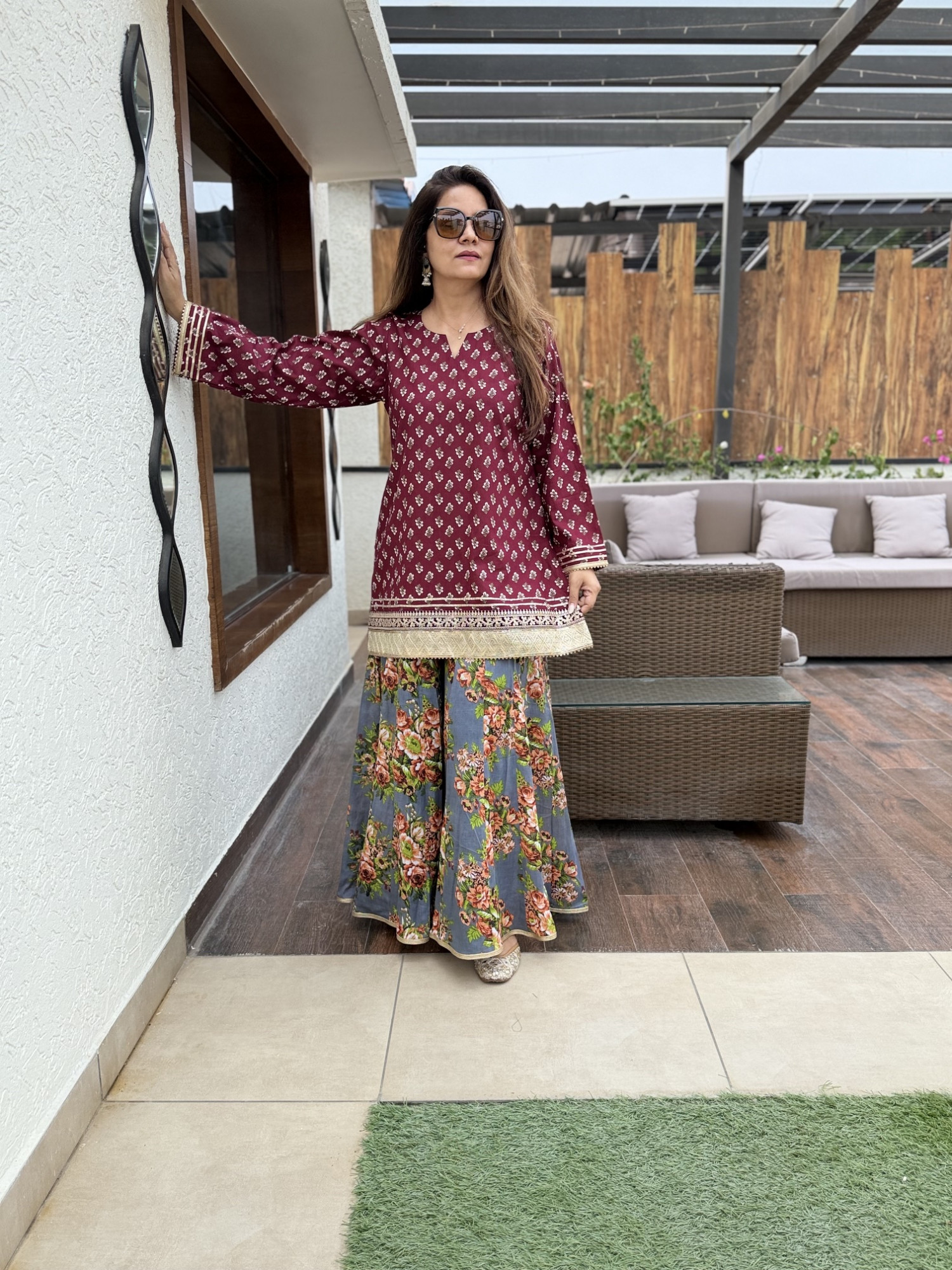 Alaya Sharara Set