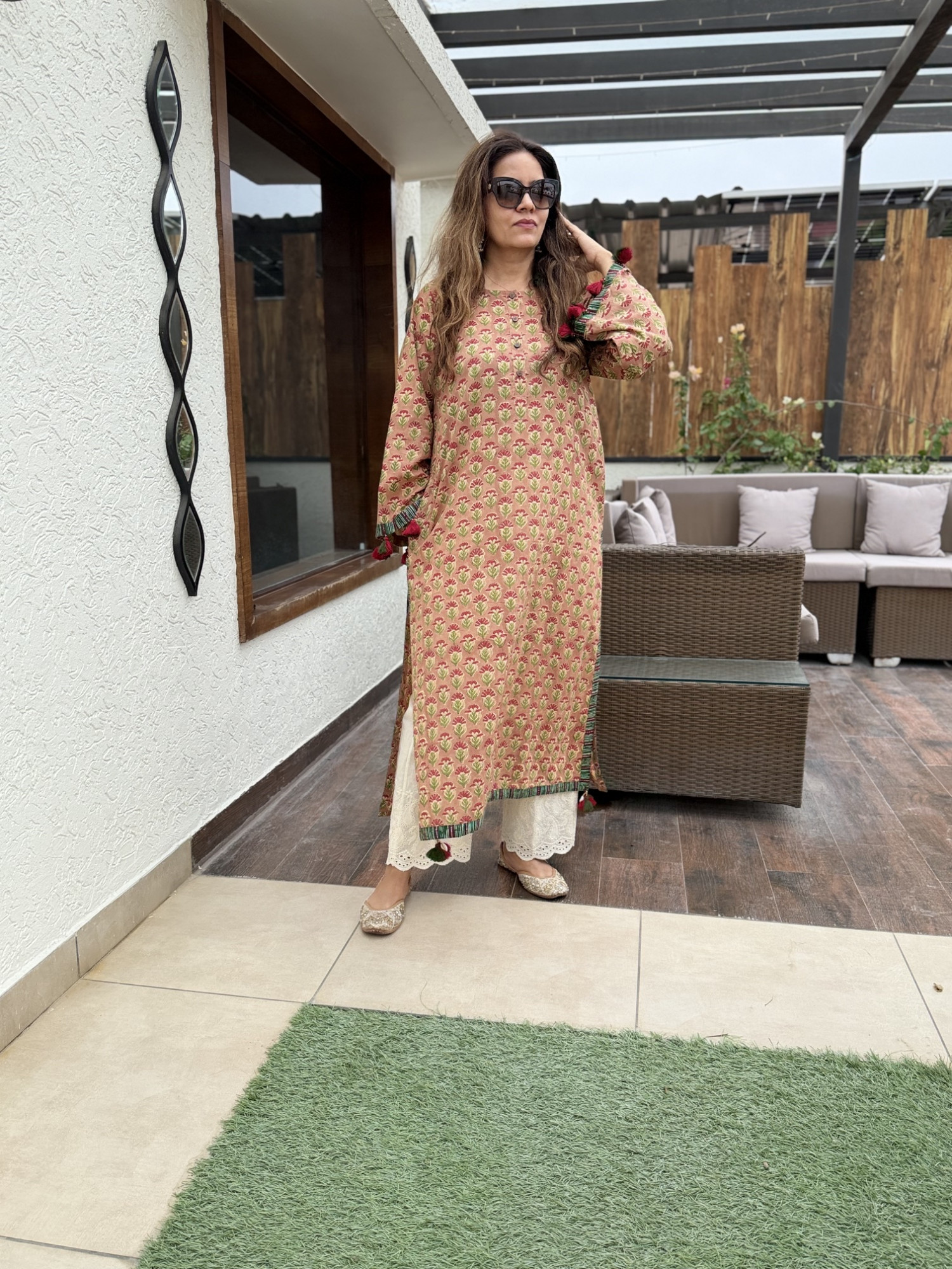 Rozana Cotton Kurta
