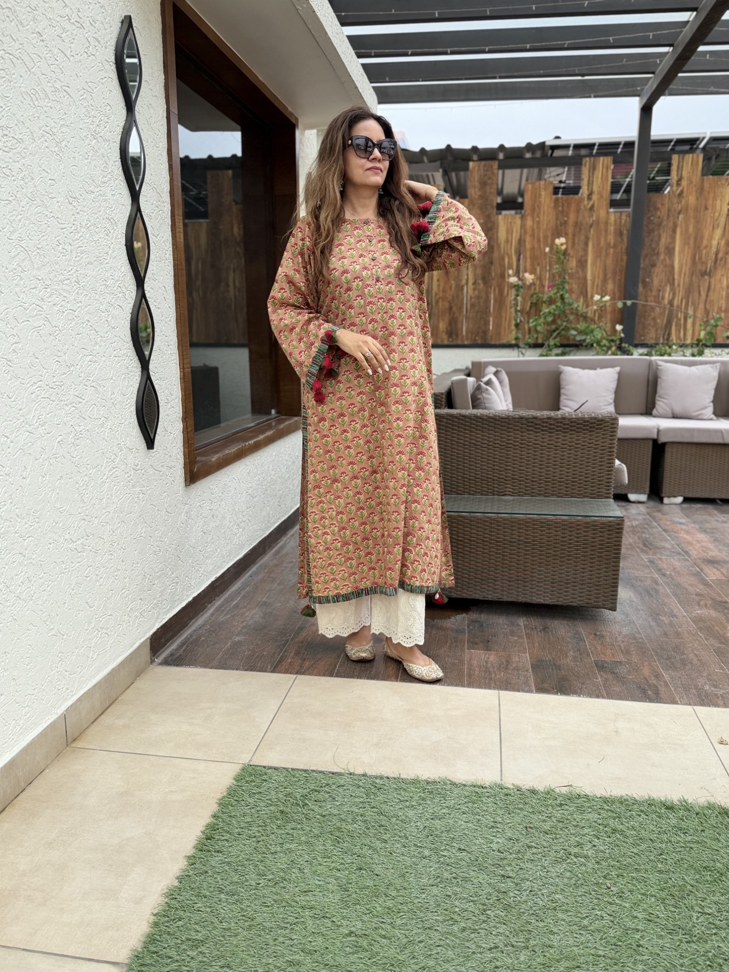 Rozana Cotton Kurta