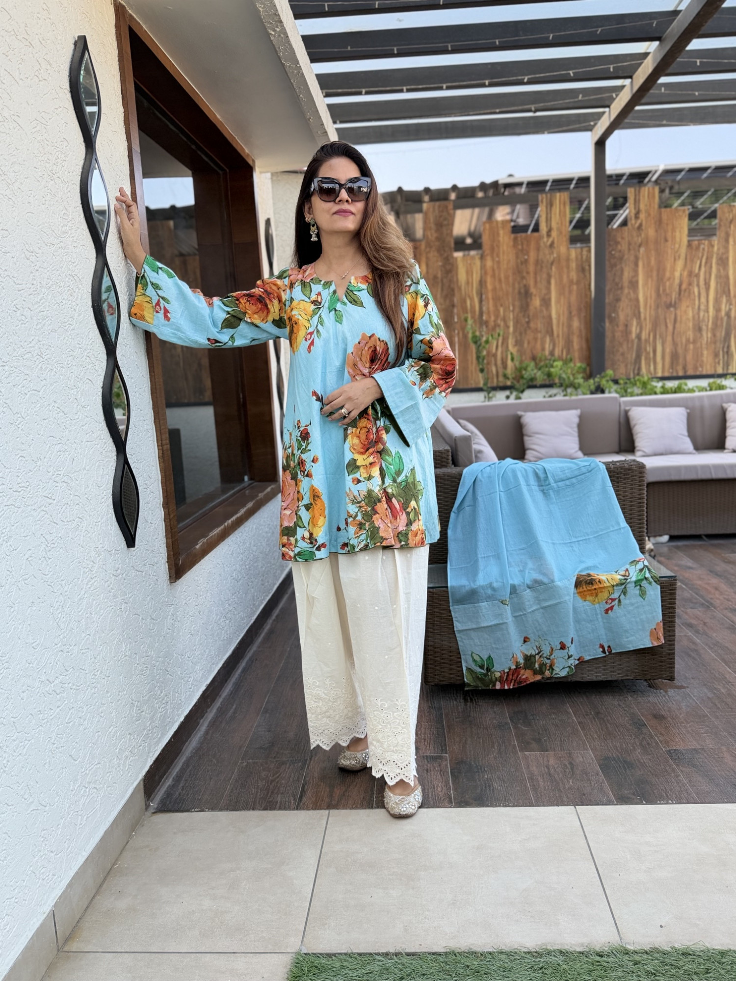 Gulmohar Cotton Suit