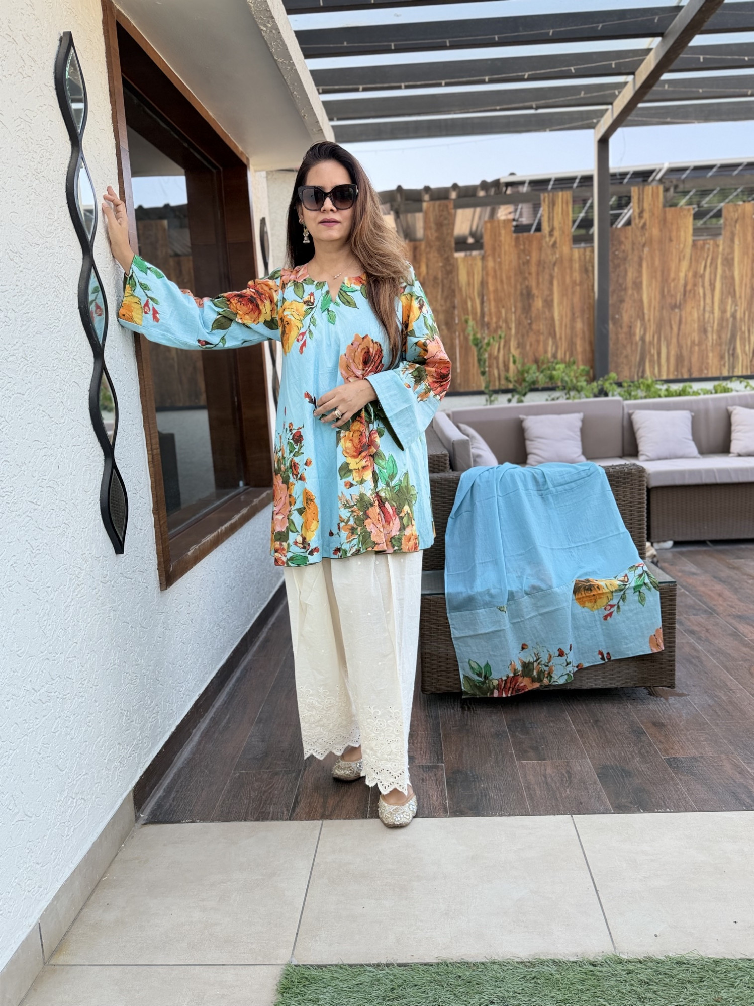 Gulmohar Cotton Suit