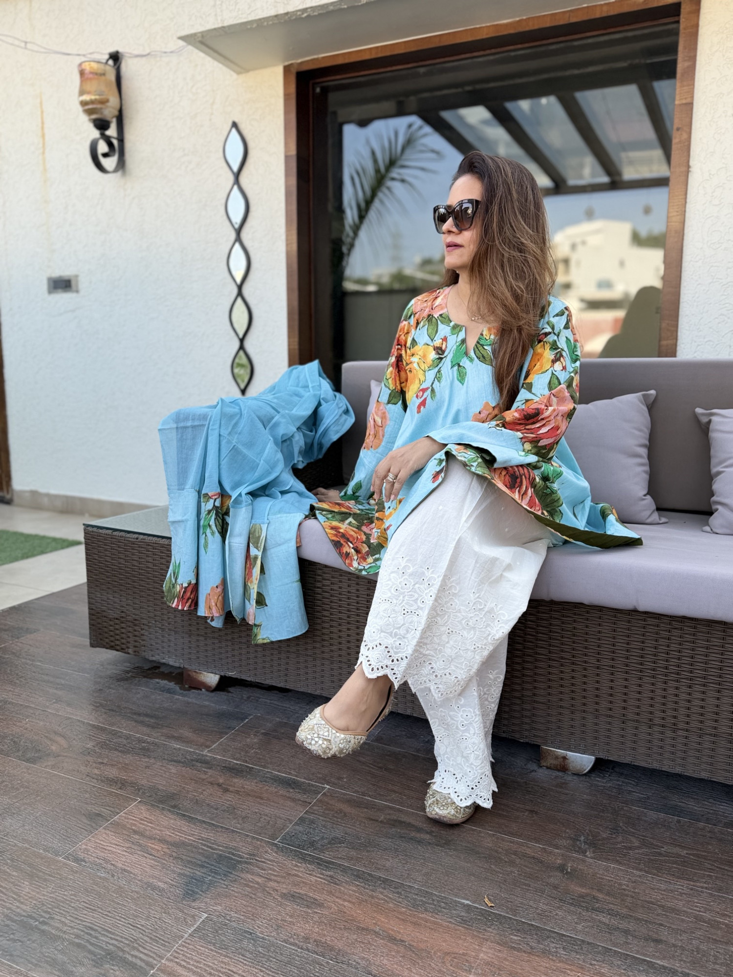 Gulmohar Cotton Suit