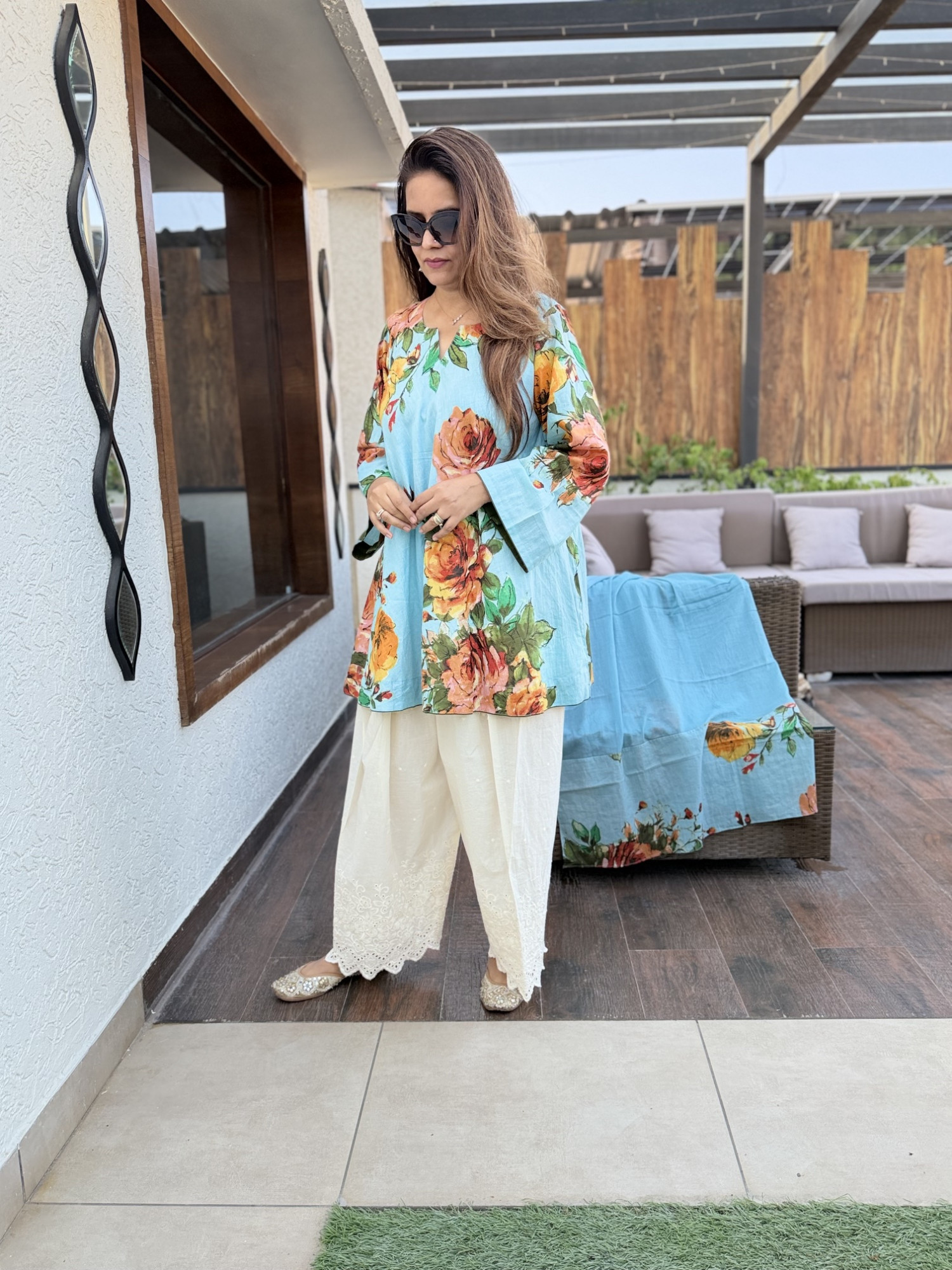 Gulmohar Cotton Suit