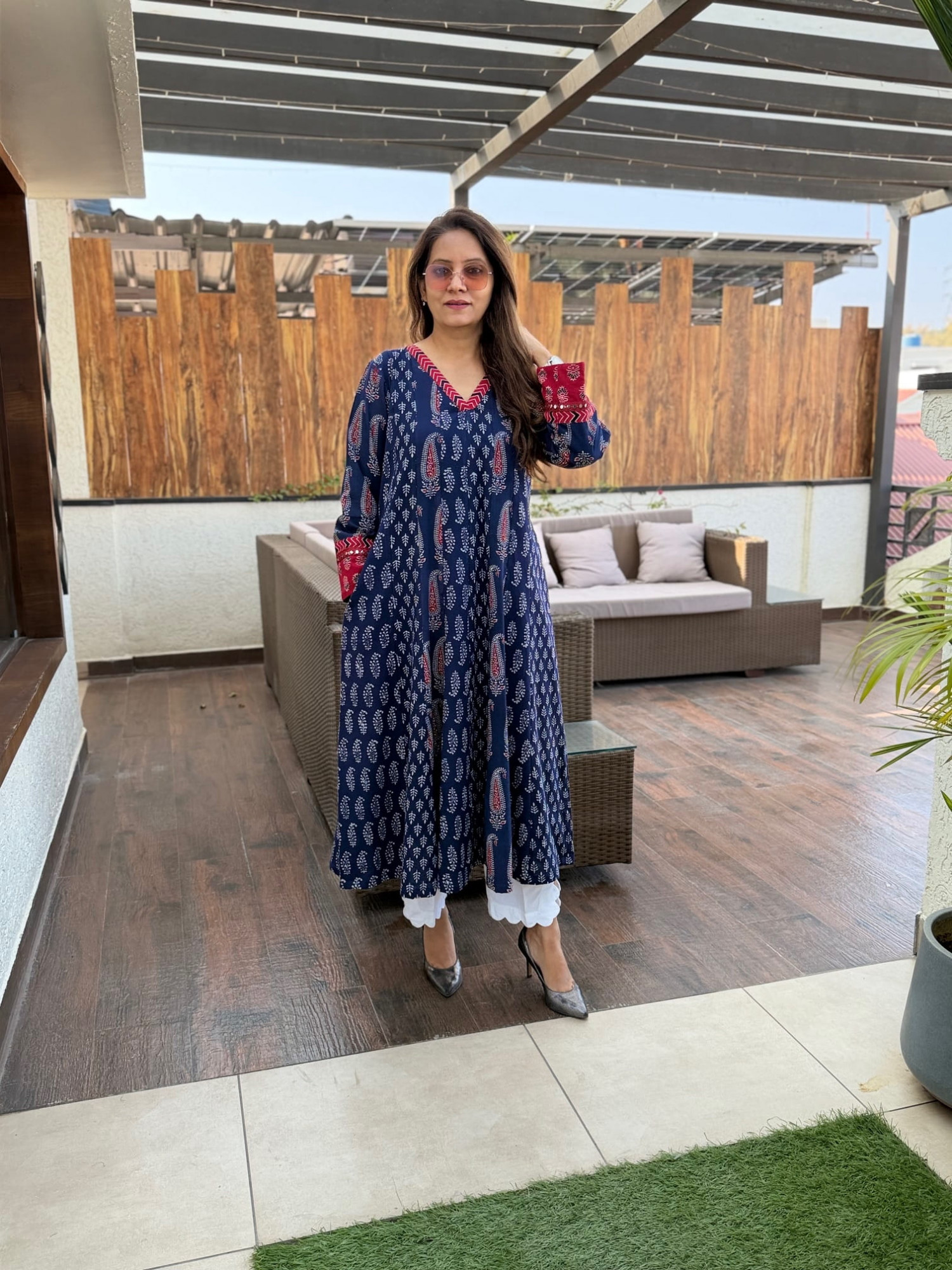 Osha Cotton Anarkali