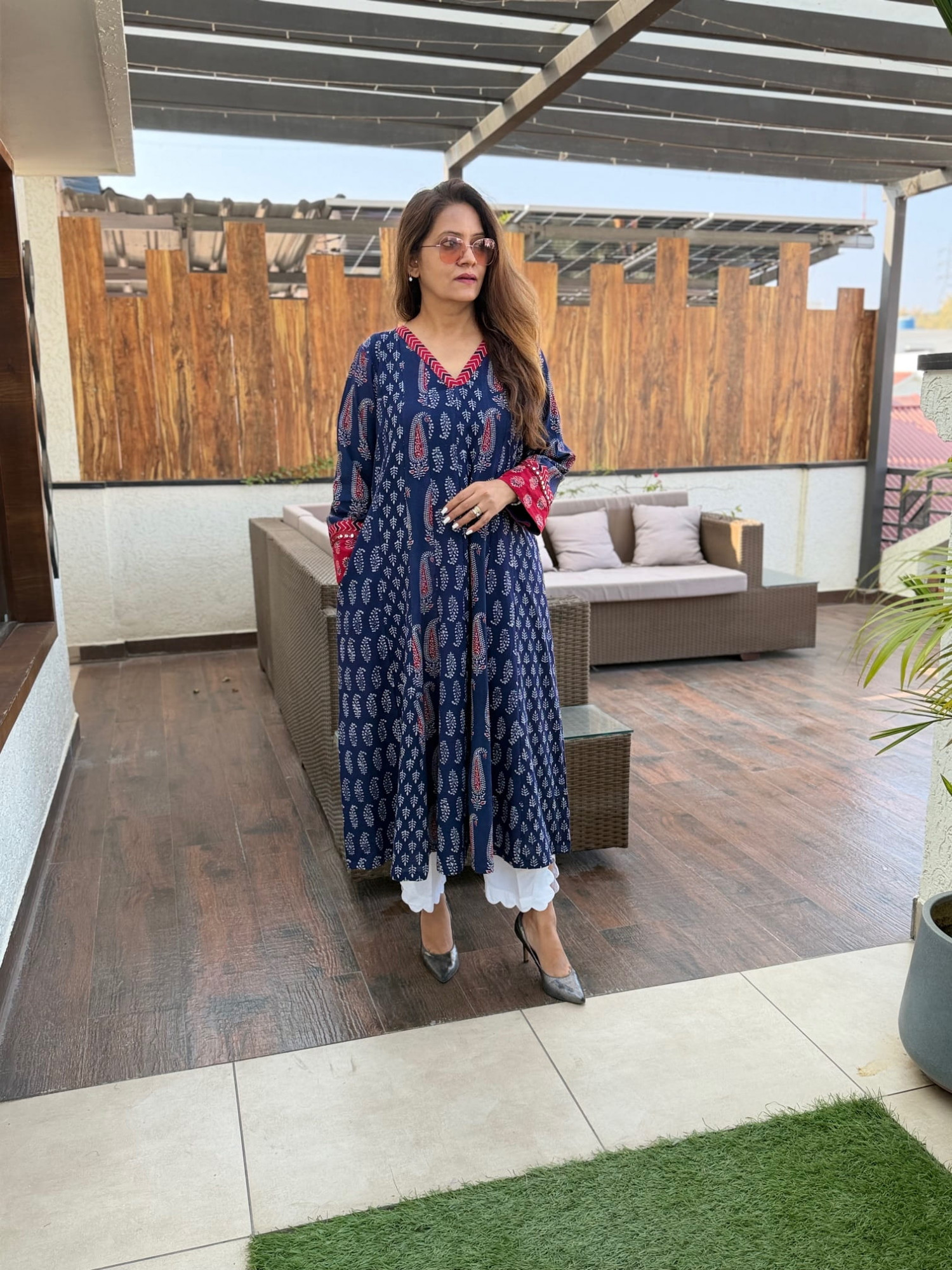 Osha Cotton Anarkali