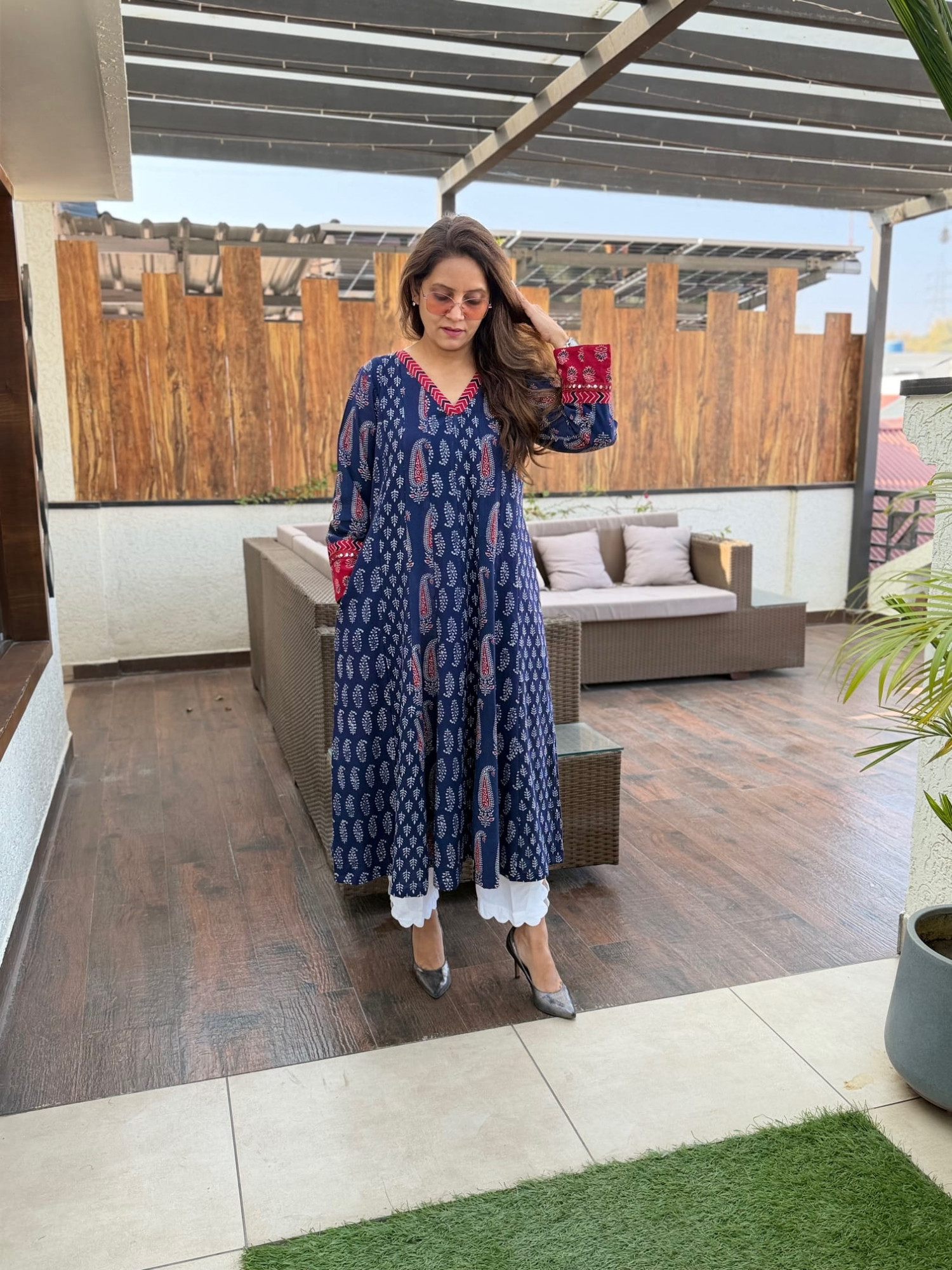 Osha Cotton Anarkali