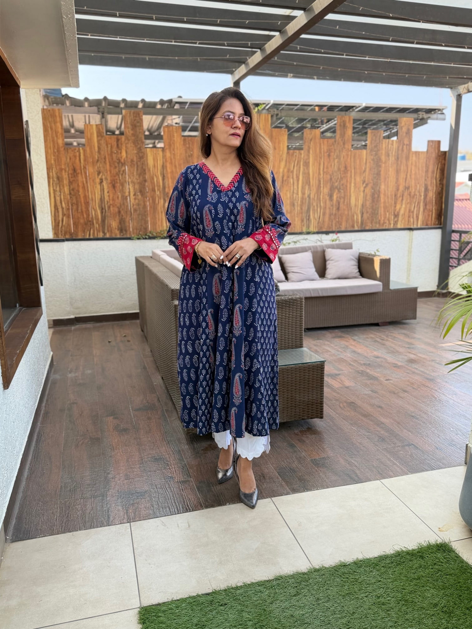 Osha Cotton Anarkali