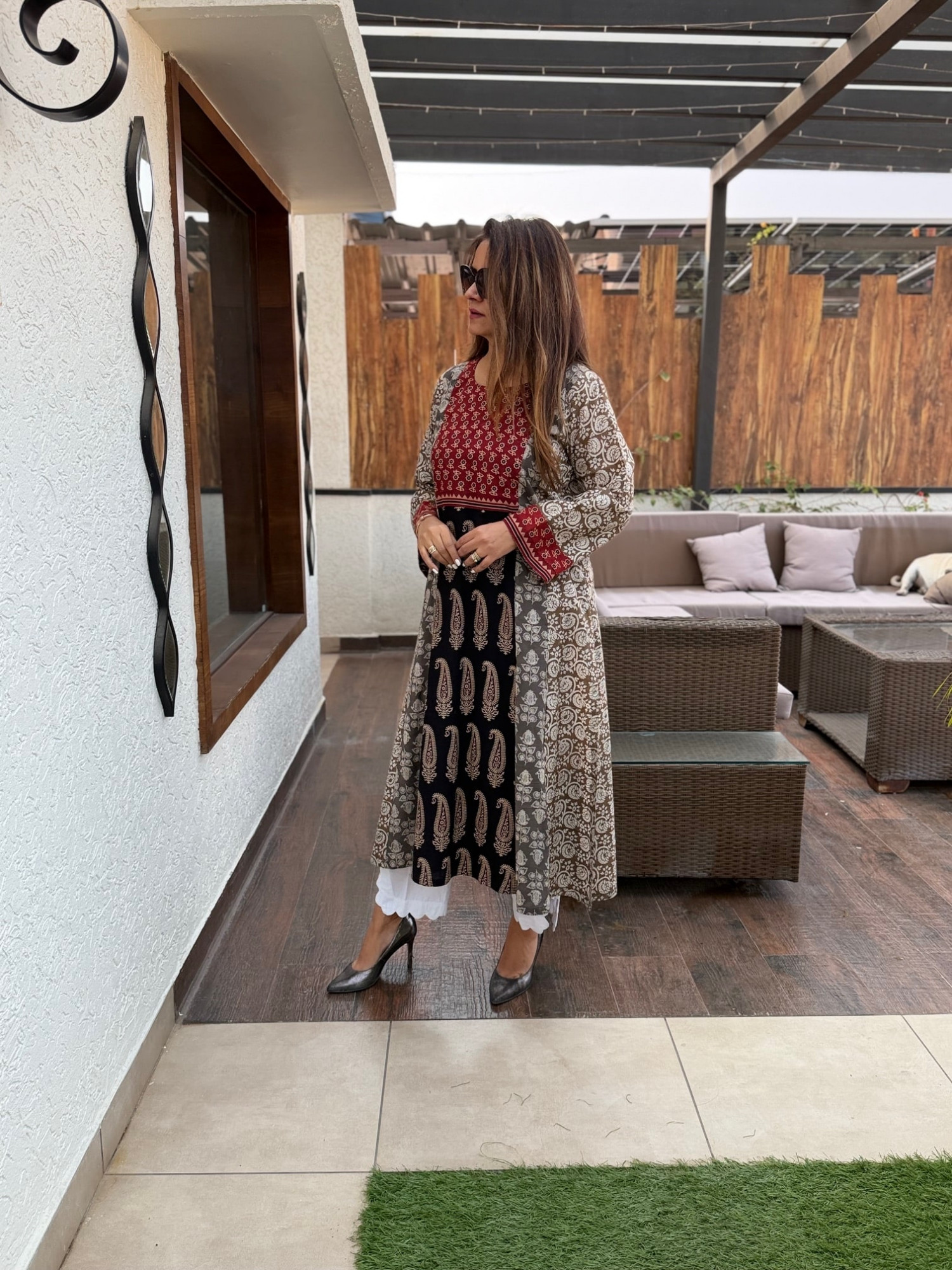 Elina Cotton Anarkali