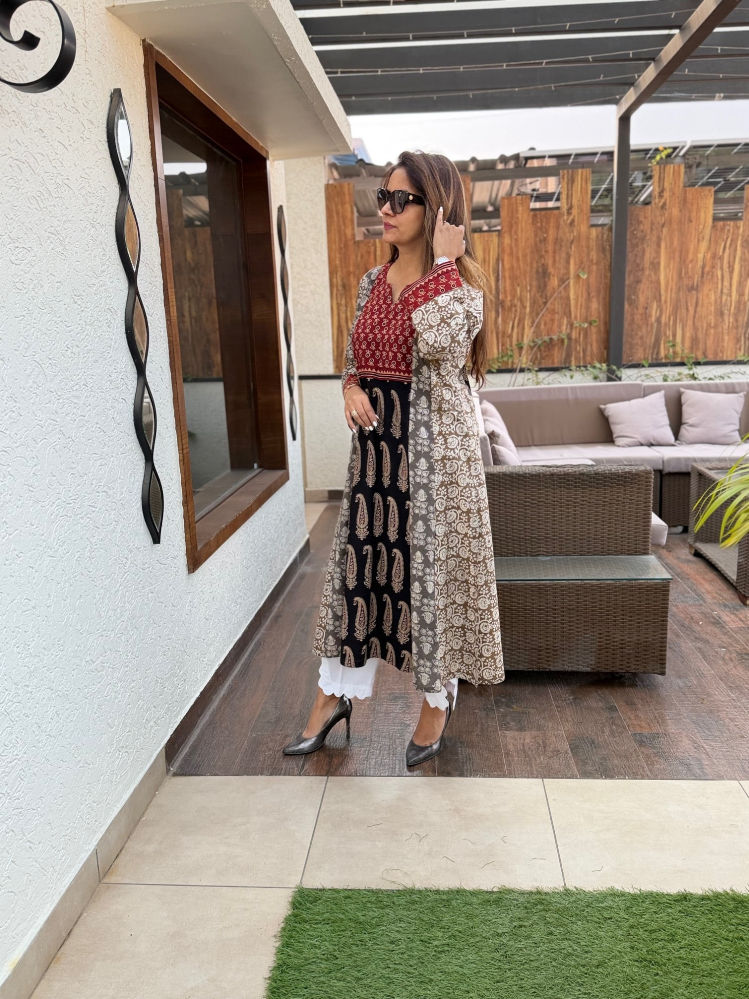 Elina Cotton Anarkali