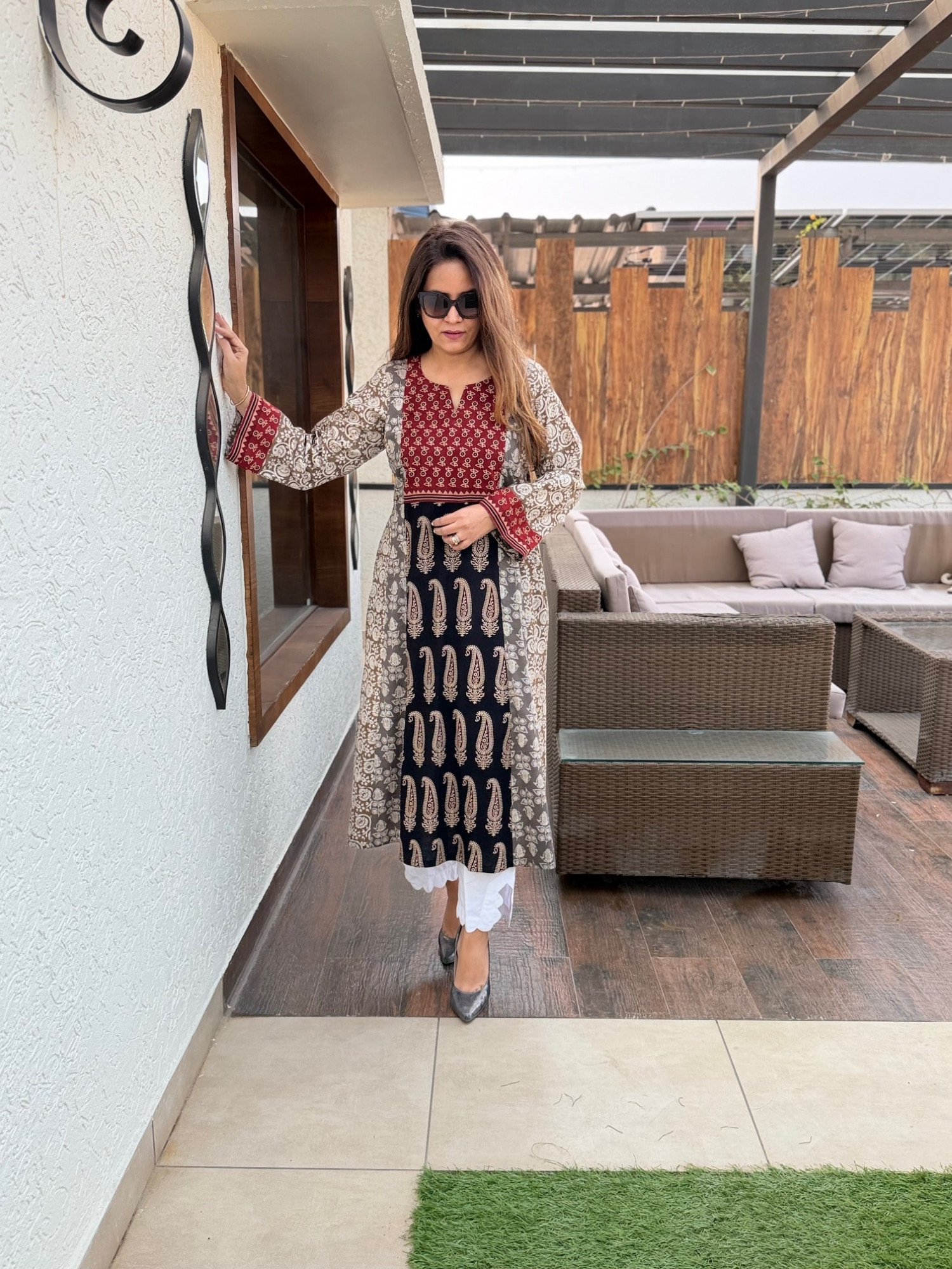 Elina Cotton Anarkali