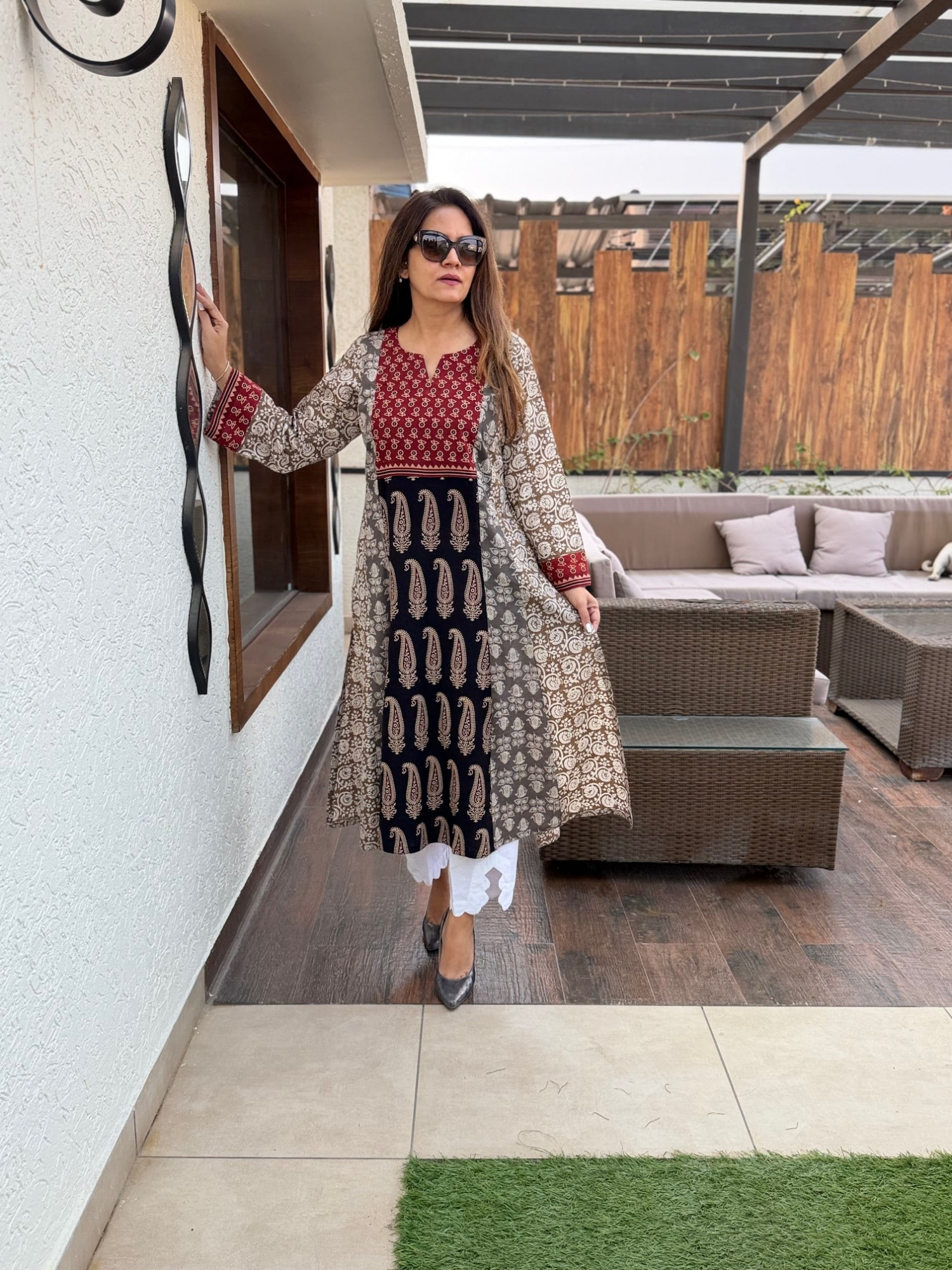 Elina Cotton Anarkali