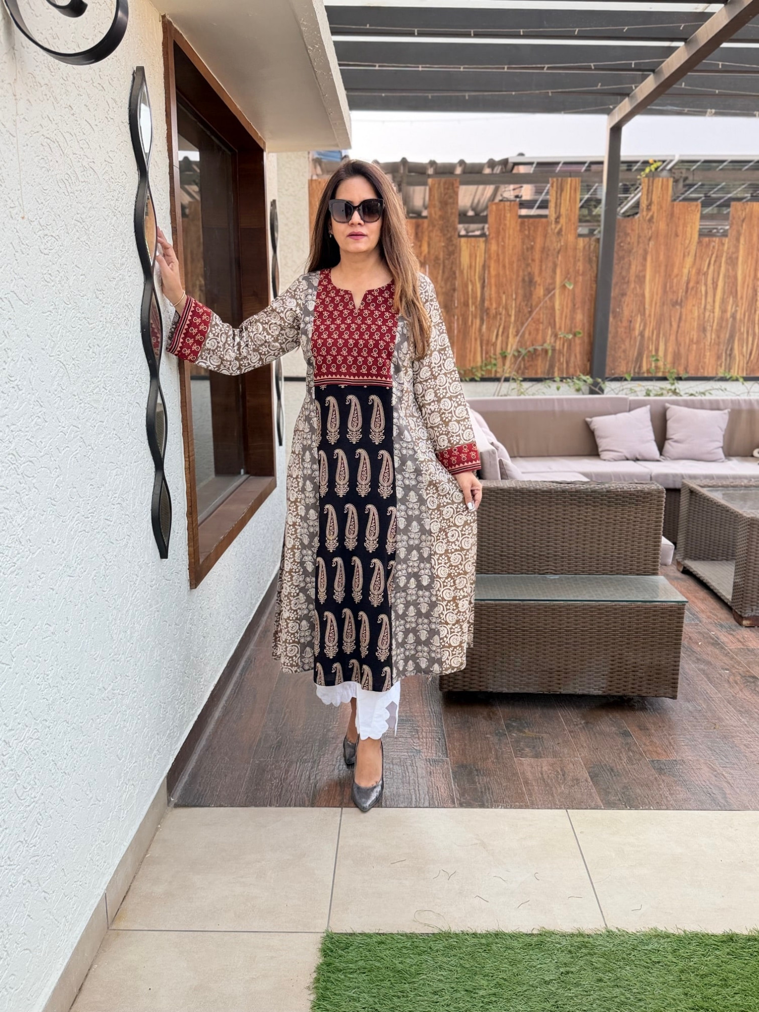 Elina Cotton Anarkali