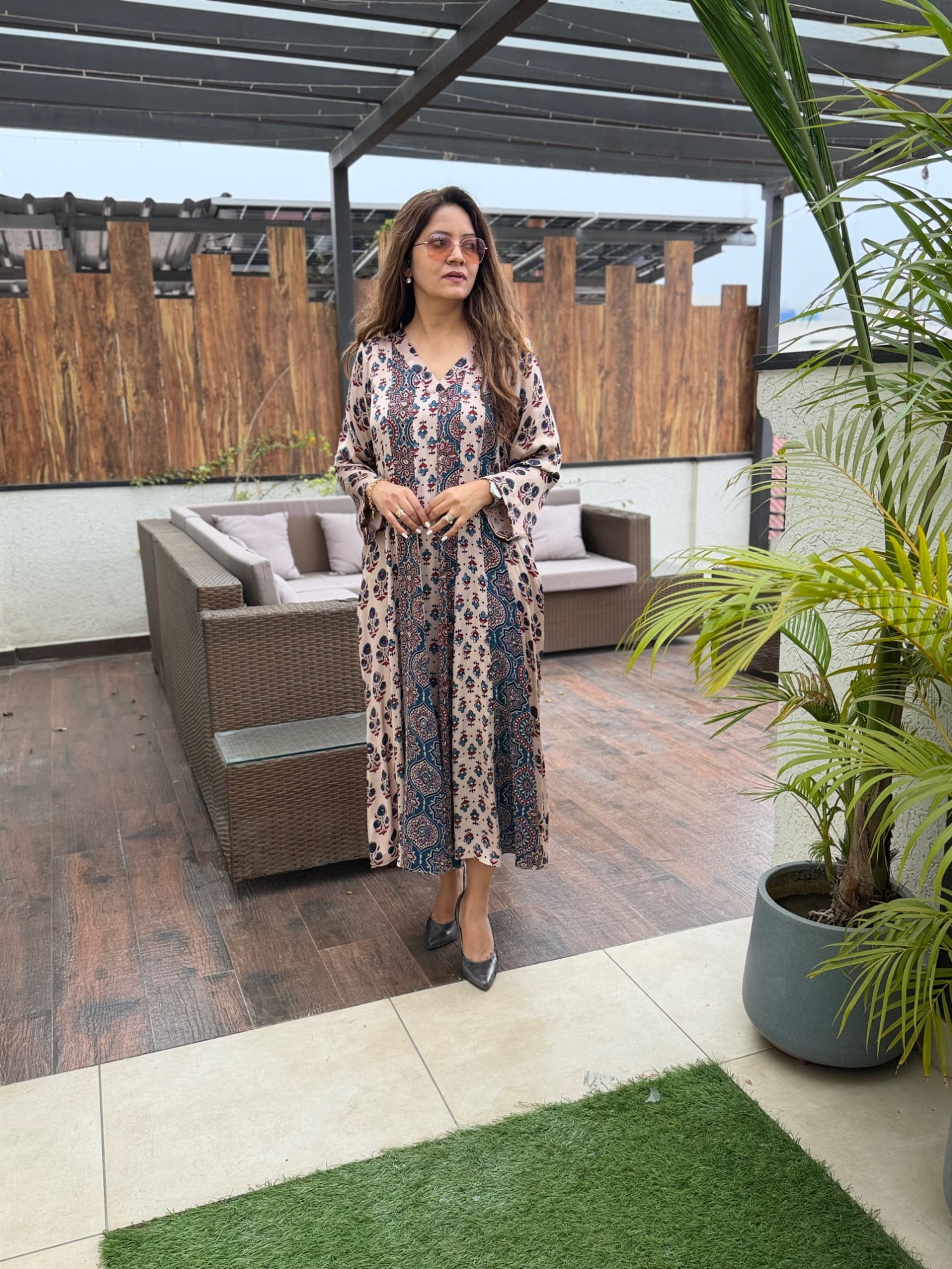 Falguni Modal Silk Dress