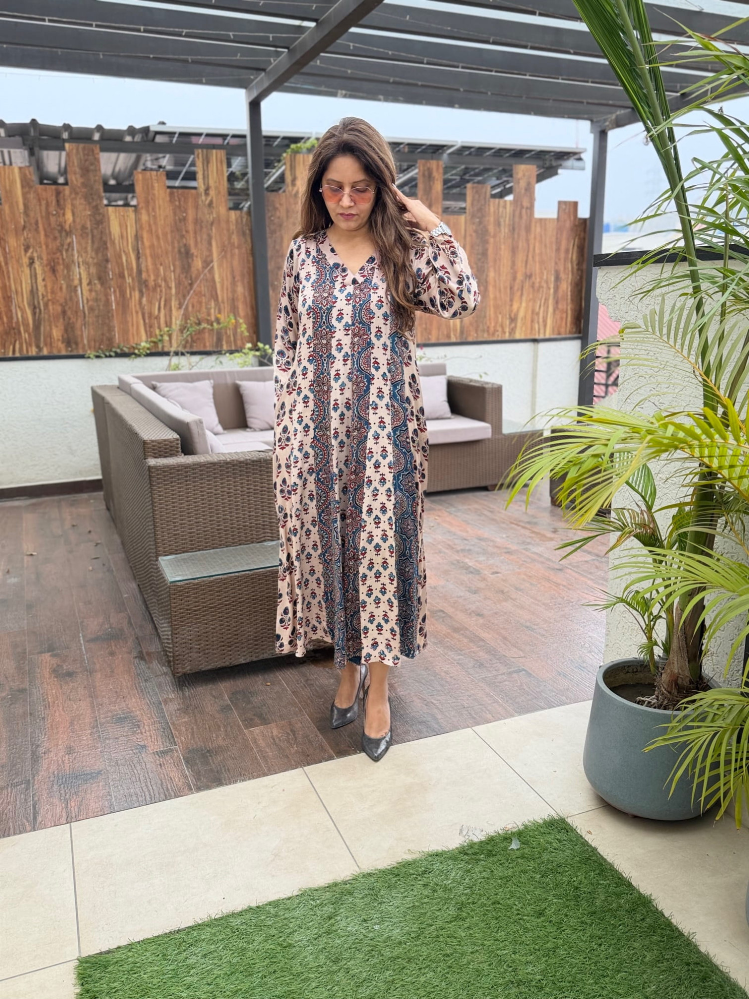 Falguni Modal Silk Dress