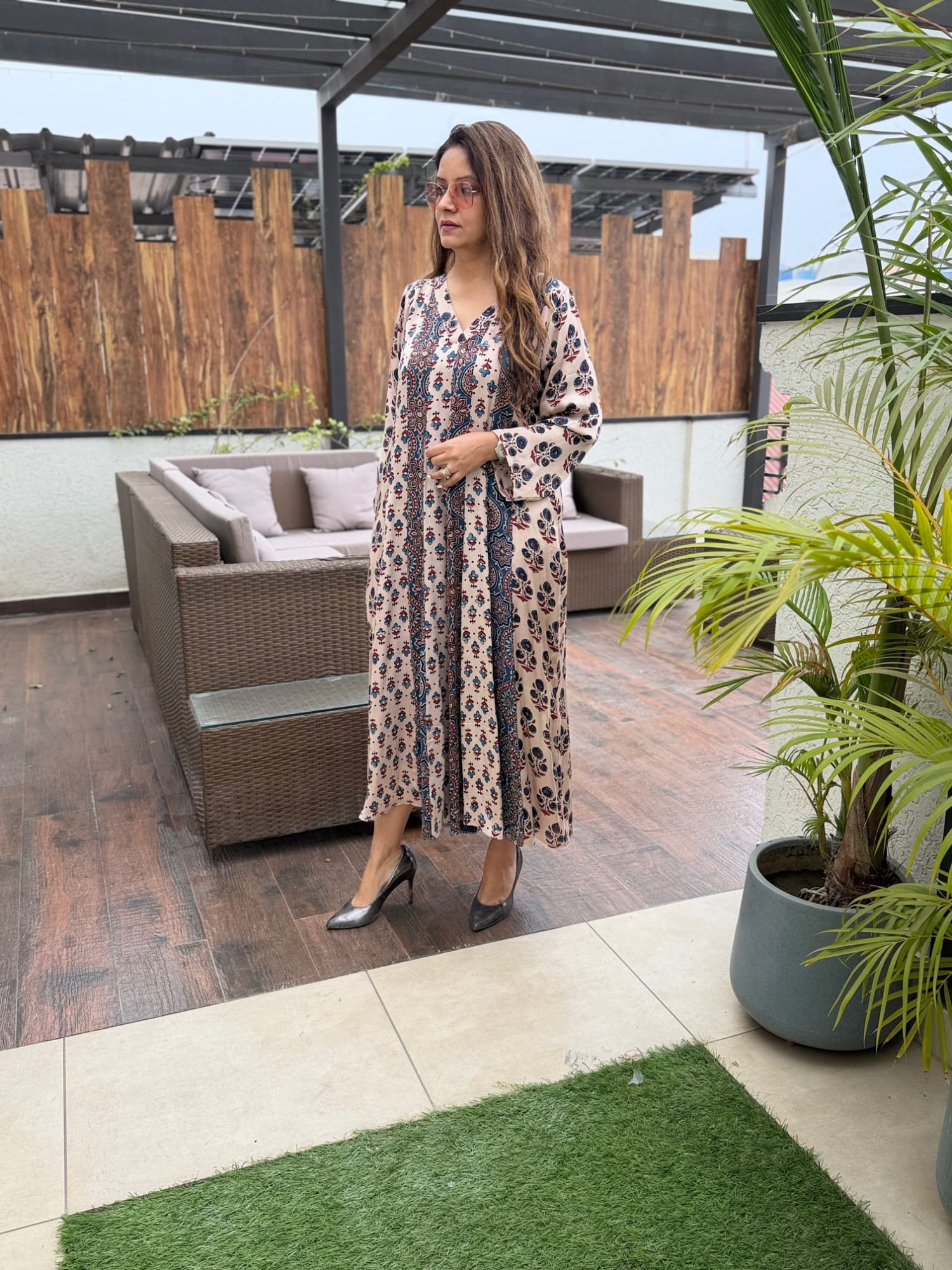 Falguni Modal Silk Dress